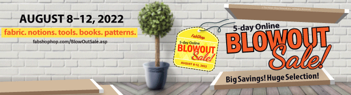 BlowOut Sale - August 8-12, 2022