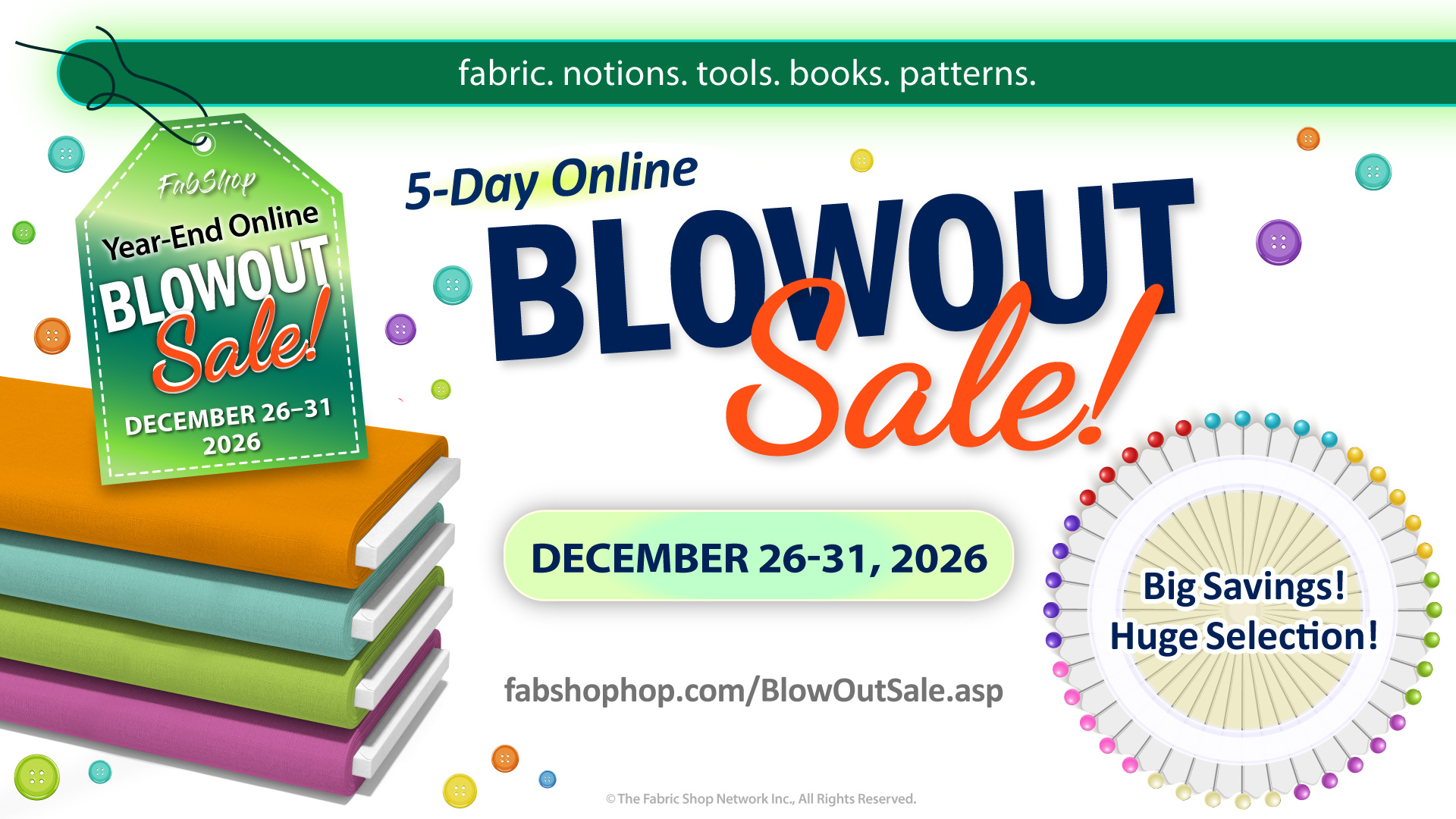 BlowOut Sale - December 26-31, 2026