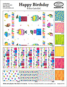 Happy Birthday free pattern