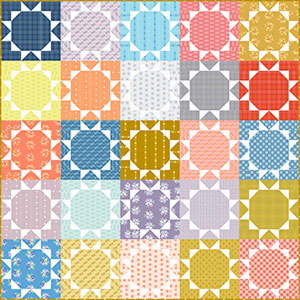 Cover Girl Star Quilt pattern by Andover Fabrics