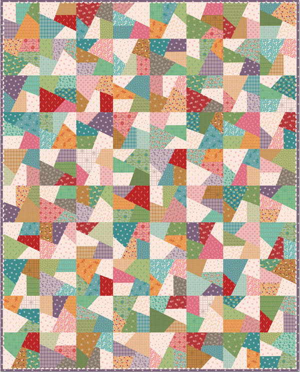 Free Pattern Crazy Paper Quilt and Runner