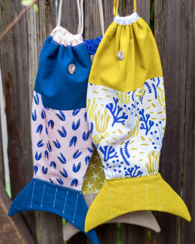 Drawstring Fish Bag