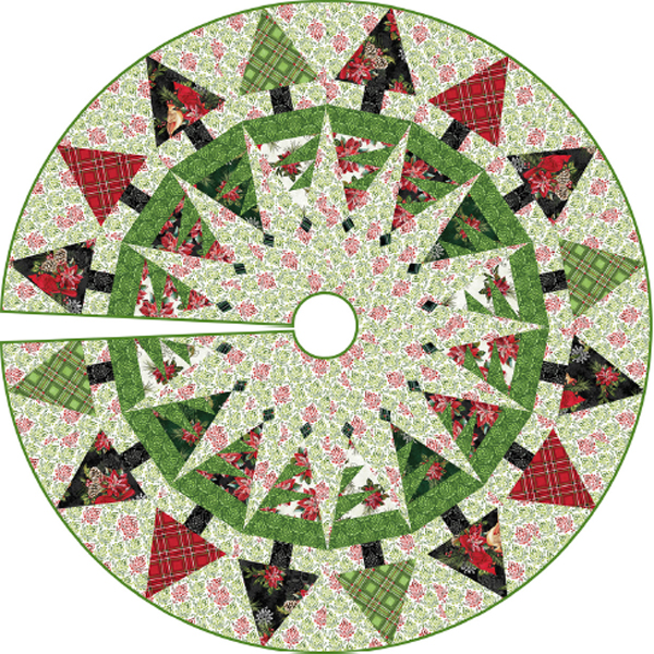 Free Pattern Pines and Twine Tree Skirt