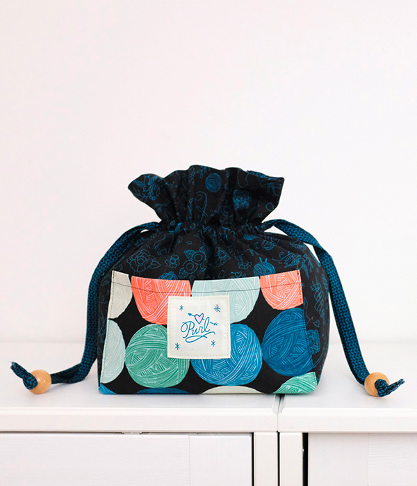 Free Pattern Purl Project Bag