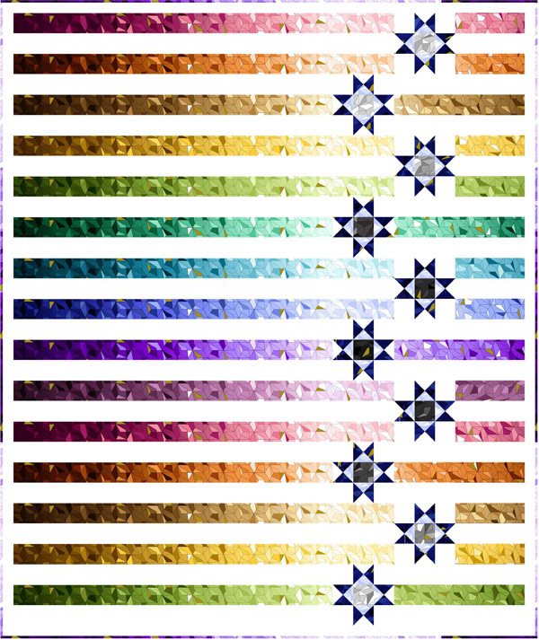 Free Pattern Radiant Light