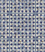 Tiled in Indigo Quilt