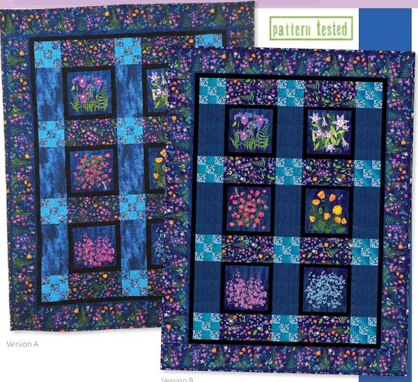 Free Pattern Wild For Flowers Quilt