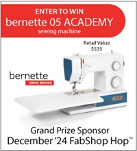 200-Grand Prize Sponsor bernette 05 ACADEMY Sewing Machine