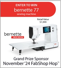 200-Grand Prize Sponsor bernette 77 Sewing Machine